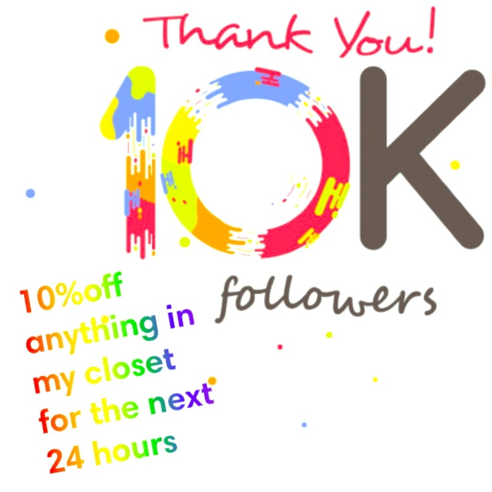 Thanks for all the follows! 10k to be exact! 😍